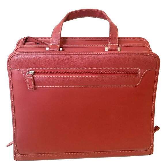 Foray 4-Compartment Organizer Padfolio Briefcase.14” x 12” x 3.25” Calculator - Picture 2 of 8